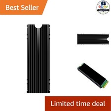 M.2 NVMe Heatsink For PS5 PC Samsung 980 Pro Black Aluminum Thermal Pads