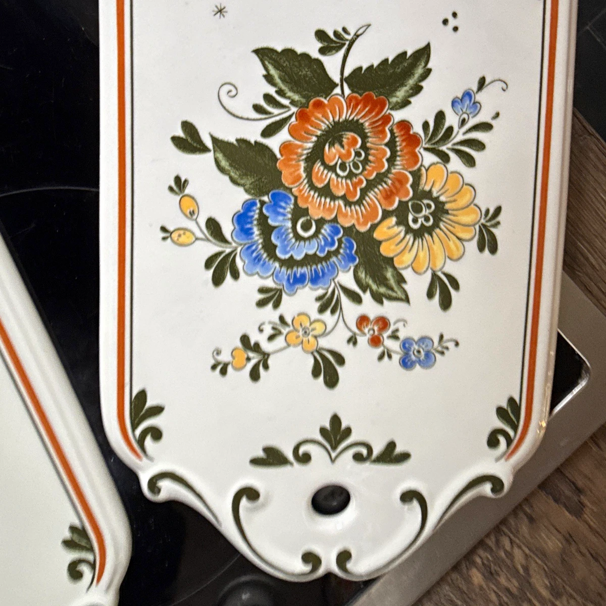 Frühstücksbrettchen Porzellan in Indisch-Blau & Strohblume-Porzellan-Objekte online kaufen