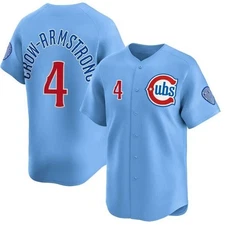 Pete Crow-Armstrong Blue Baseball Jersey Jersey T-shirt All size BB523