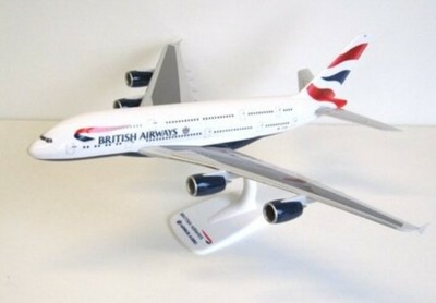 PPC 1/200 BRITISH AIRWAYS A380 (PLASTIC SNAP-FIT MODEL) 224288