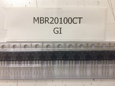 MBR20100CT GI DIODE ARRAY SCHOTT 100V TO-220AB 10 PIECES