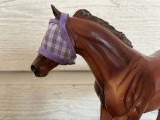 Breyer Traditional 1:9 Scale Fly Mask - Handmade for Lopping Quarter Horse