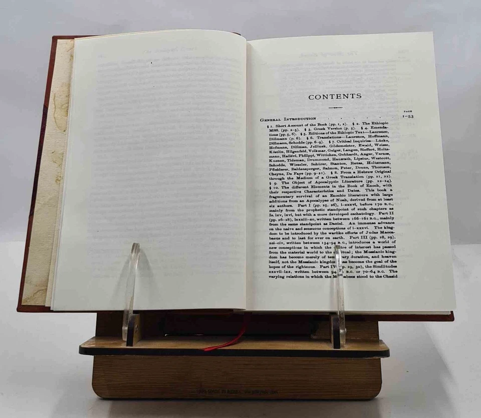 The Book Of Enoch 1893 By Dillmann, R. H. Charles [Leather Bound] - Image 4 of 4