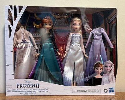 2020 Disney Frozen 2 Anna & Elsa Royal Fashion Dolls & Accessories Age 3+ NIB