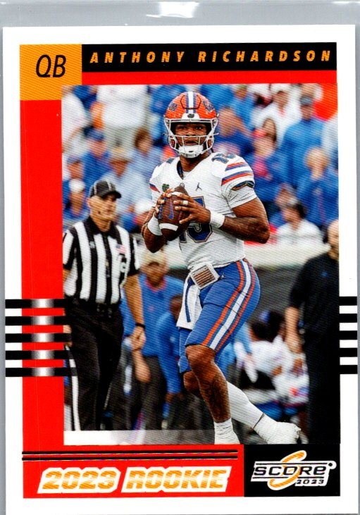 2023 Score #4 Anthony Richardson 2003 Throwback Rookies Colts