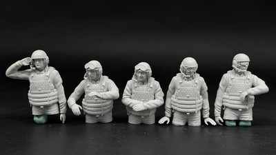 1/16 Abrams M1A1/A2 US tank crew RESIN FIGURE MODEL KIT Unassembled Unpainted