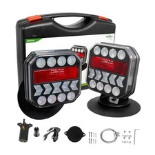 USB-C Wireless Trailer Lights, Adjustable Magnetic Tow Light with