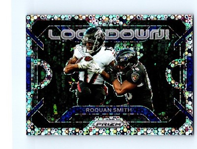 Roquan Smith #LD-9 Baltimore Ravens 2023 Panini Prizm Lockdown Silver Disco Exc