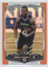 2014 Topps Chrome Retail Orange Refractor George Atkinson III #148 0f8