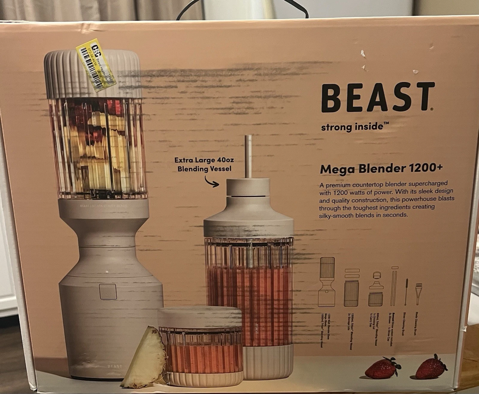 Beast Mega Blender 1200 Plus, Sand
Opens in a new window or tab