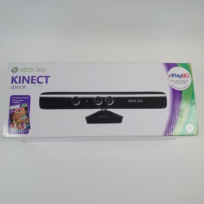 Microsoft Xbox 360 Kinect Motion Sensor Camera Black, CIB, Open Box Sealed Game