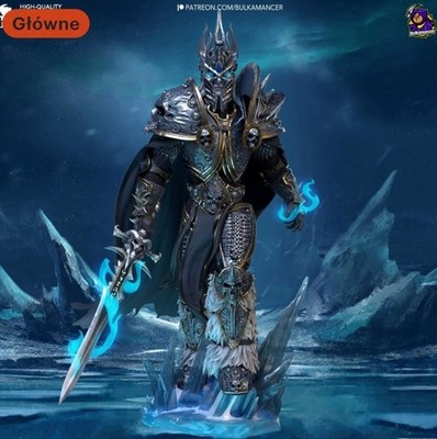 Arthas-Inspired Lich King   Resin 3D Printed Statue (28.4 cm) | Fan-Made WoW