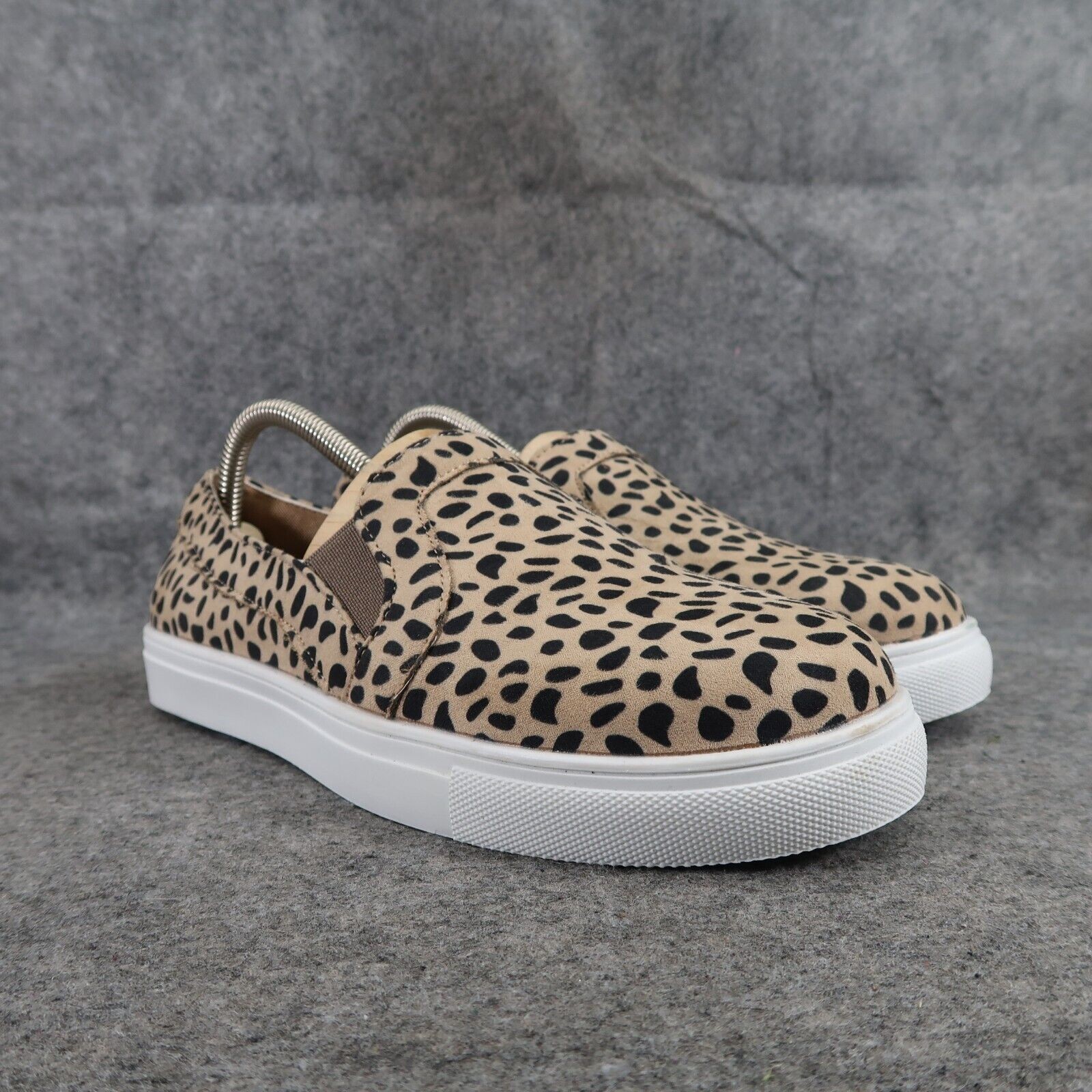 Fashion Animal Print Casual Flat Trainer Brown
