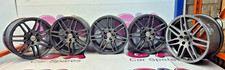 05 AUDI A4 B7 SLINE SET OF 5 "18 8J ET43 5 STUD 7 TWIN SPOKED ALLOY WHEELS 04-08