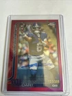 2025 Topps Chrome Football NFL Jaxson Dart   Refractor Auto #137/399
