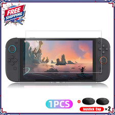 Tempered Glass Protector For Nintendo Switch 2 2025 Accessories Joystick Cap