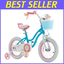 Beginner Girls' Bike with Fun Features - 16-Inch, Safety Brakes & Easy Assembly