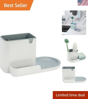 Multifunktionaler Küchenspüle Caddy - großer Stauraum, Waschmittelplattform & Trennwand