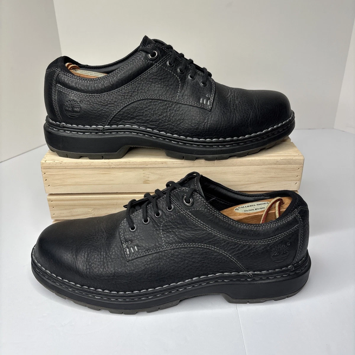 Timberland Madison Summit Double Welt Comfort Oxfords Black Leather Mens‎ 11.5 Timberland Madison Summit Black Casual Shoes for Men for  main image 2