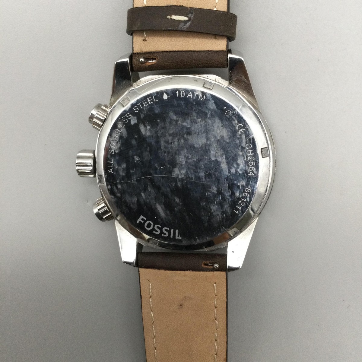 Fossil Coachman Chronograph CH2564 Watch Mens 44mm Blue Dial New