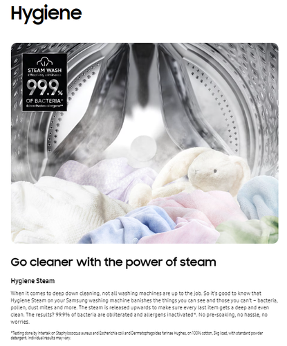 Samsung Series8 WW90DB8U95GHU1 QuickDrive &Auto Optimal Wash Washing Machine 9kg - Picture 23 of 24
