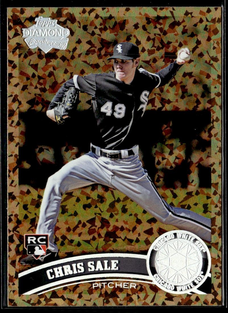 2011 Topps Chris Sale Cognac Diamond Anniversary Rookie HS