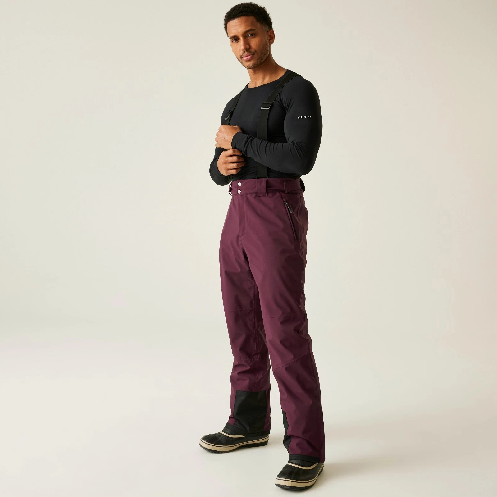Mens Dare2b ACHIEVE II Fig plum Soft Shell Ski Pant- Regular Leg
Opens in a new window or tab