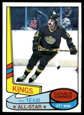 1980-81 Topps Charlie Simmer Los Angeles Kings #83