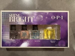 OPI Mini Nail Gift Set-4 PC (0.125 fl. oz. each) Shine Bright Collection- NEW