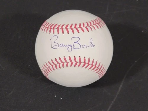 Barry Bonds Signed Autographed Official Major League Baseball  Barry Bonds HOLO