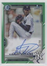 2021 Bowman Chrome Prospect Green Refractor 32/99 Alexander Vizcaino Auto 0q4s