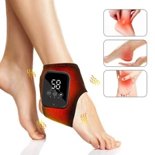 Electric Foot Ankle Massager Pain Relief Mode Vibration Infrared Hot Compress