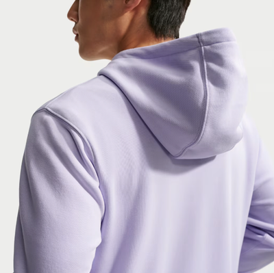 SURF ロゴ入り ヘンリーネック パーカー アイボリー×パープル Nike Korea Club French Terry Pullover Hoodie Purple Lime Asian