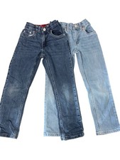 2 Pairs Of Boys Size 6 Levi s Jeans In Light Medium Wash With Adjustable Waist