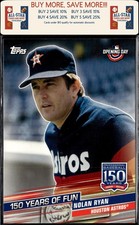 2019 Topps Opening Day #YOF-17 Nolan Ryan 150 Years of Fun Houston Astros