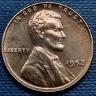1952 Lincoln Wheat Cent 1c High Grade Red PROOF #95967