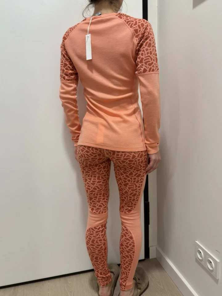 DDP Johaug Mujer Lana Capa Base Esquí Activo Senderismo Aire Libre Traje Mujer Talla M Foto 4 de 4