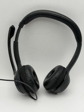 USB Wired Stereo Headset w/ Microphone Volume Control Black Office Call Center