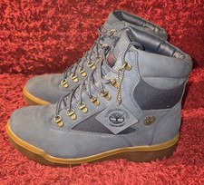 Timberland Men  s Waterproof Gray/Brown Lace-Up Ankle Hiking Boots Round Toe