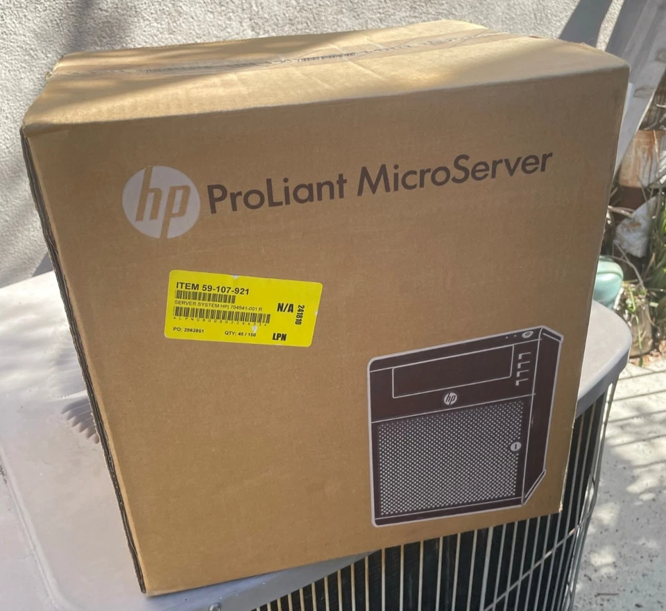 NEW HP ProLiant MicroServer G7 N54L AMD Turion II Model Neo 2GB 250GB LFF SEALED - Image 2 of 4