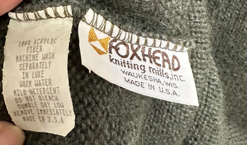 Rare Vintage Clarkfield Outdoors SZ XXL Polaris Snowmobile Sweater Foxhead Mills - Image 4 of 4