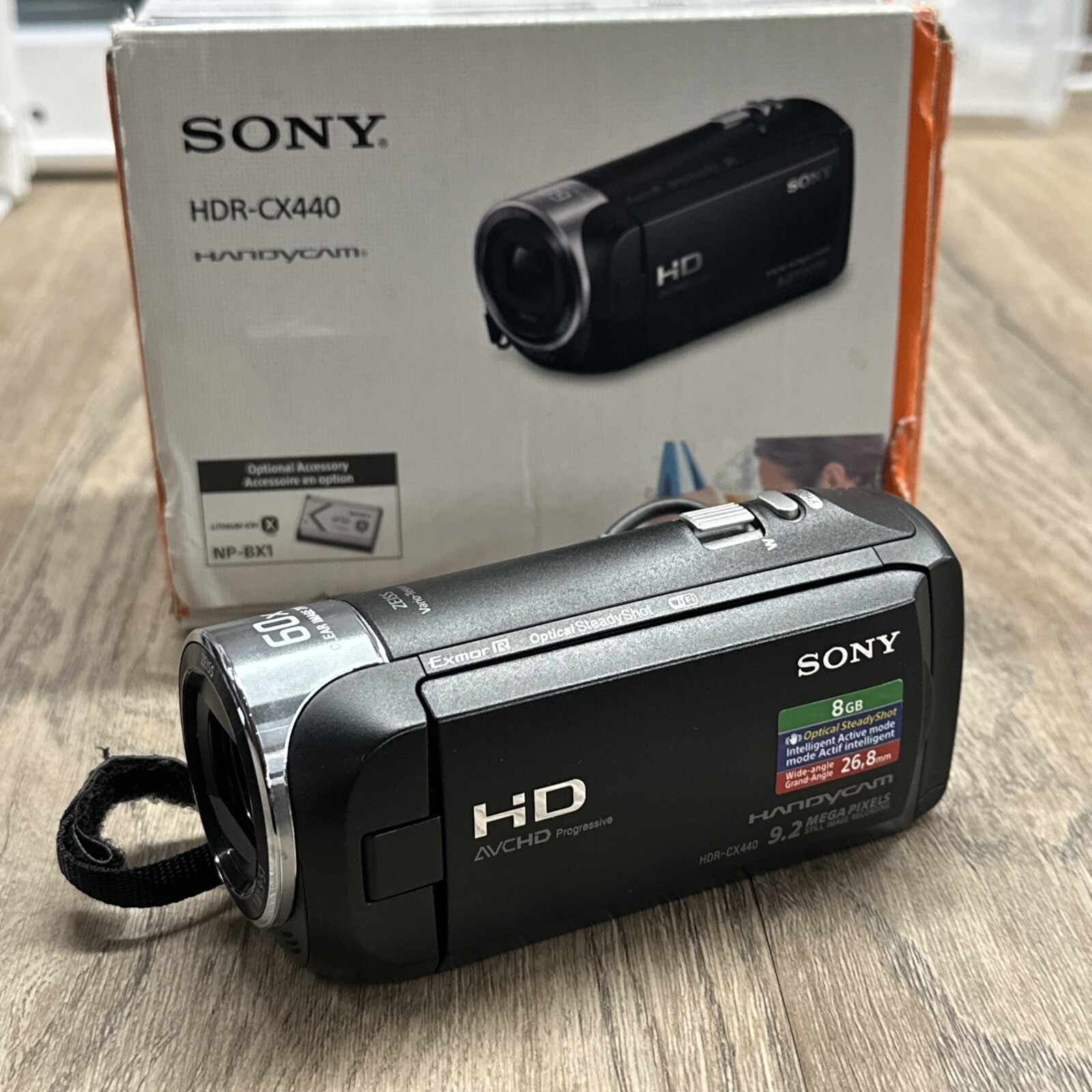 Sony Handycam HDRCX440 8 GB Camcorder Black 27242886131 eBay