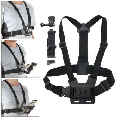 Mobile Phone Chest Mount Harness Strap Holder Clip Live Broadcast Accessories