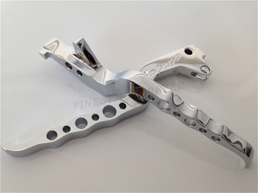 Buy Chrome Aluminum Brake Clutch Levers For Suzuki GSXR 600 GSXR 750 2004 2005 In Guangzhou - Foto 7