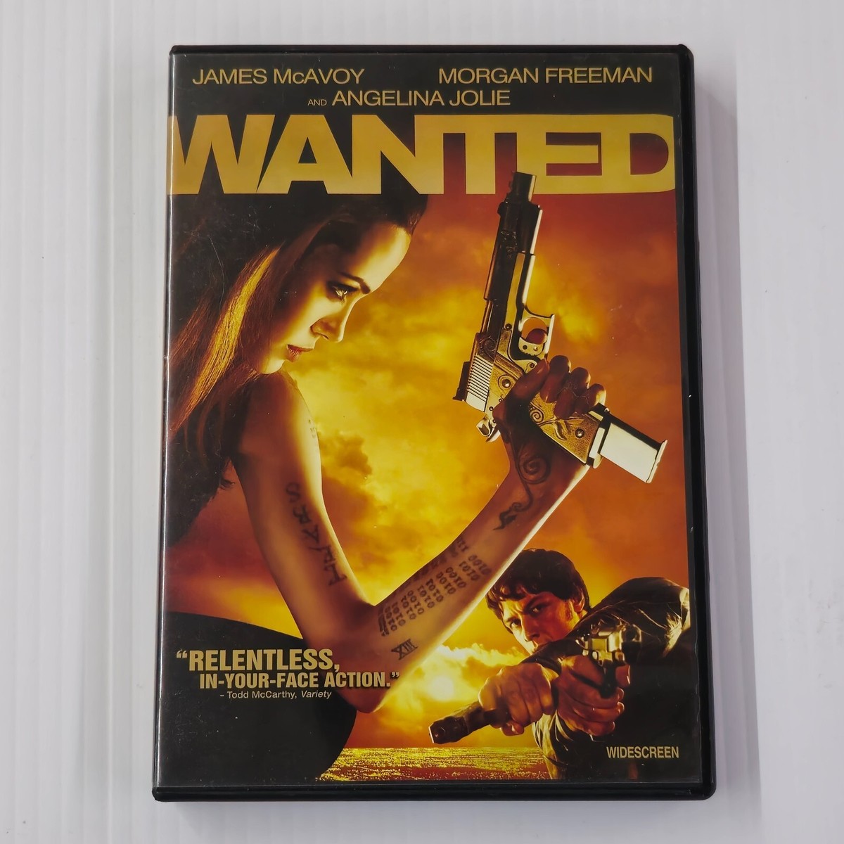 Wanted (DVD, 2008) Angelina Jolie, Morgan Freeman, James McAvoy