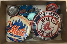 TOPPS COINS & MISC. PINS. VINTAGE COLLECTORS ITEMS LOT