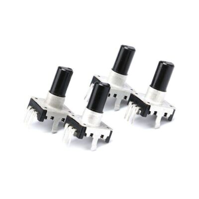 10pcs 360 Degree Rotary Encoder EC12 E12 Audio Encoder Coding 3Pin Handle 15MM