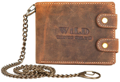 Leder Portemonnaie Herren Wildleder Geldbeutel Herren Wildleder