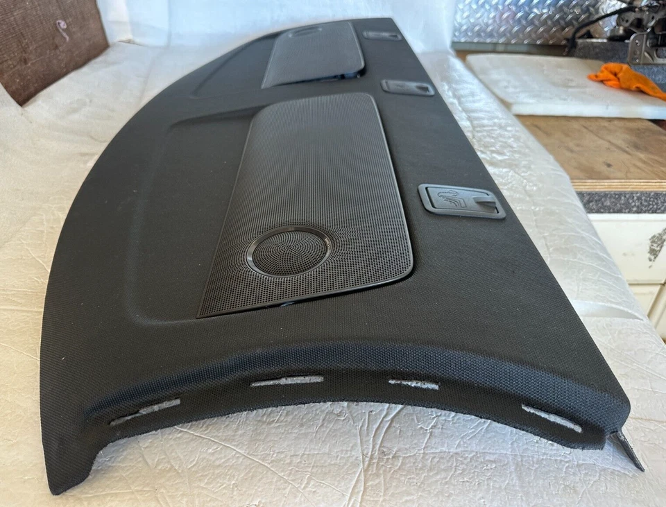 2010 - 2016 Audi S4 A4 B8 Rear Speaker Deck Parcel Shelf Panel Cover W/ Speakers - Image 4 of 4