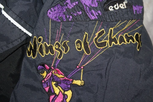 EDEL Korea Paragliding Suit M Wings of Change Asian Dragons VTG Jumpsuit